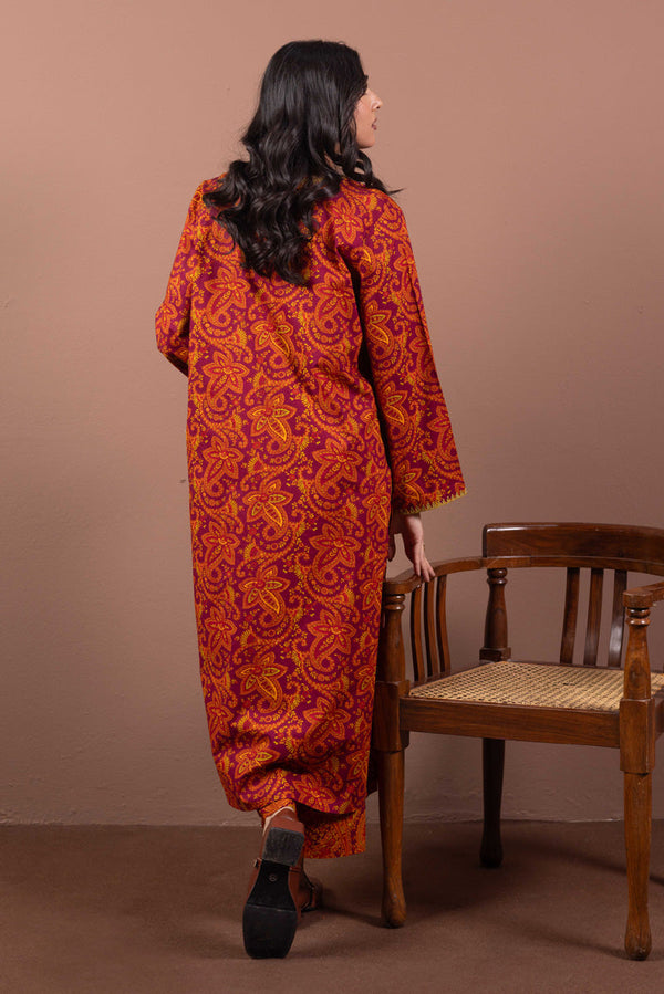 Embroidered Paisley Pop Echo Set