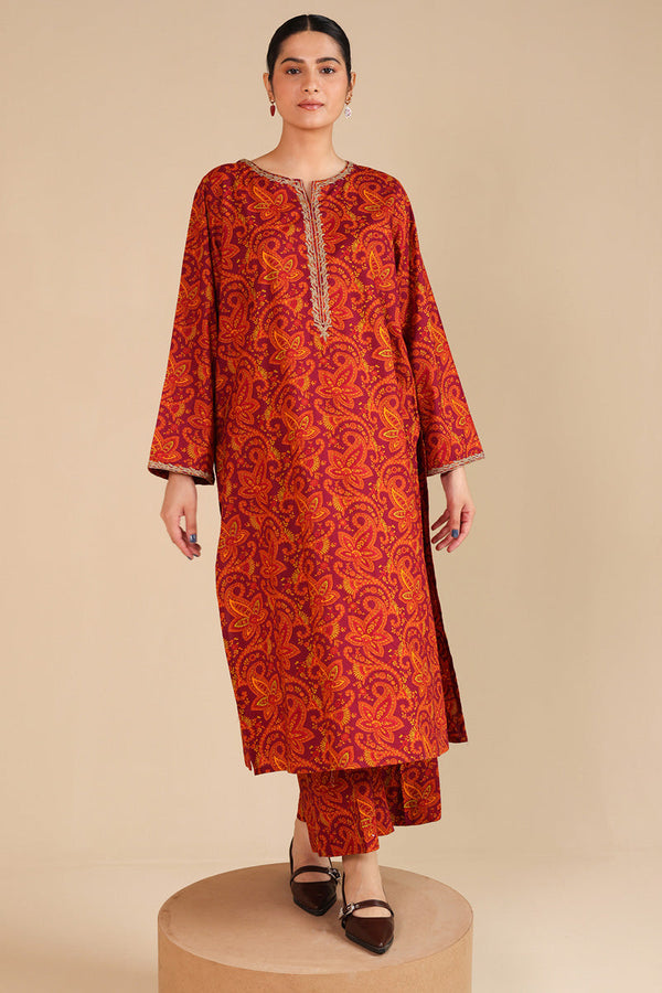 Paisley Pop Embroidered Echo Set