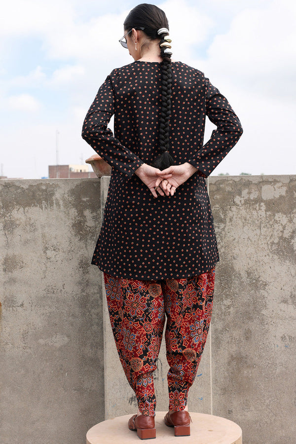 Rang-E-Ajrak Duo-Set