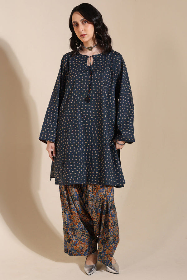 Rang-E-Ajrak Duo-Set