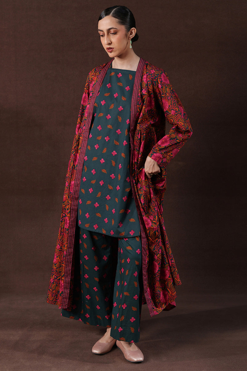 Aarified Bloom 3-Piece Jama Set