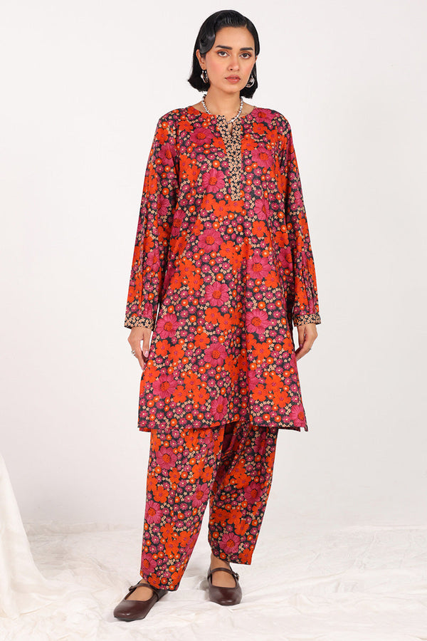 Winter Bloom Printed Duo-Set