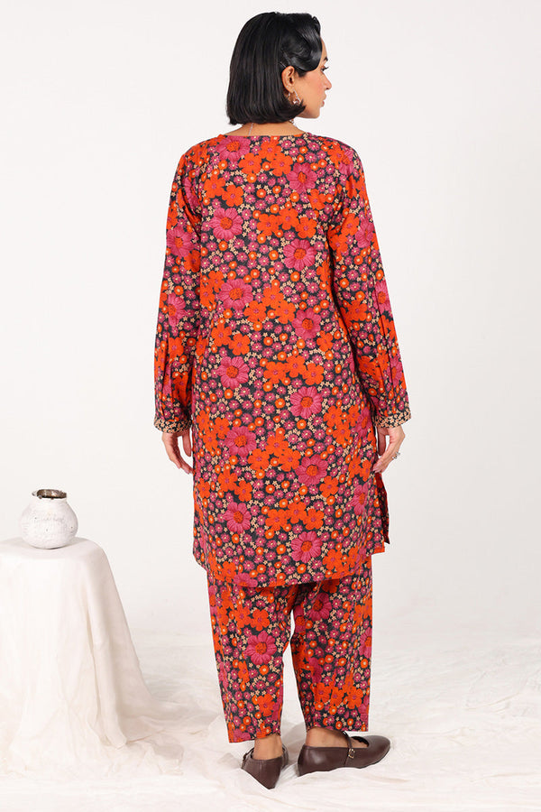 Winter Bloom Printed Duo-Set