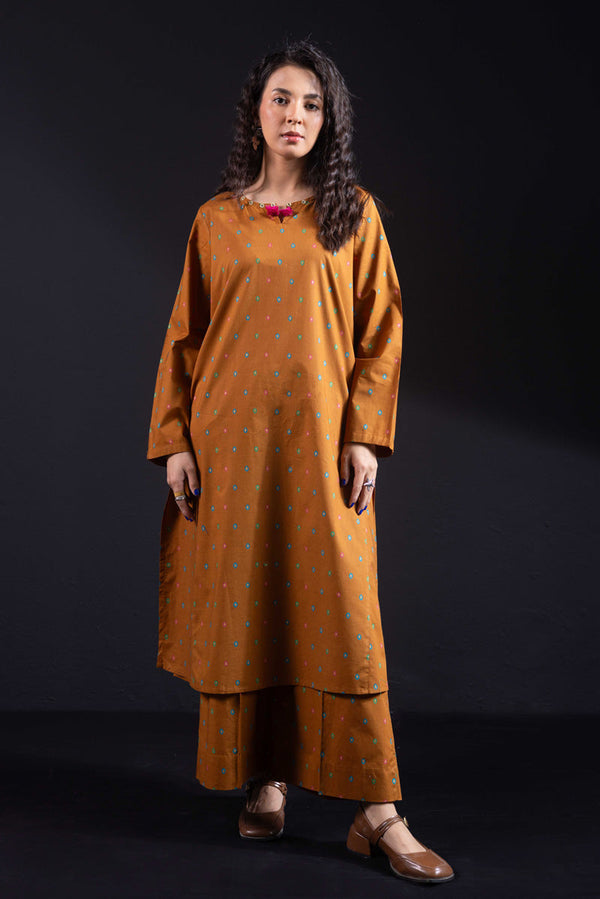 Zeenat Ember Tassel Set