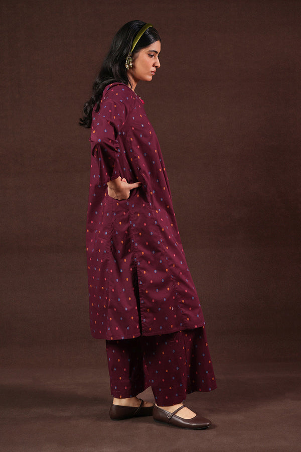 Zeenat Ember Tassel Set