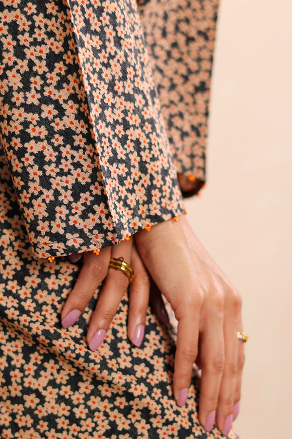 Winter Bloom Beaded Set