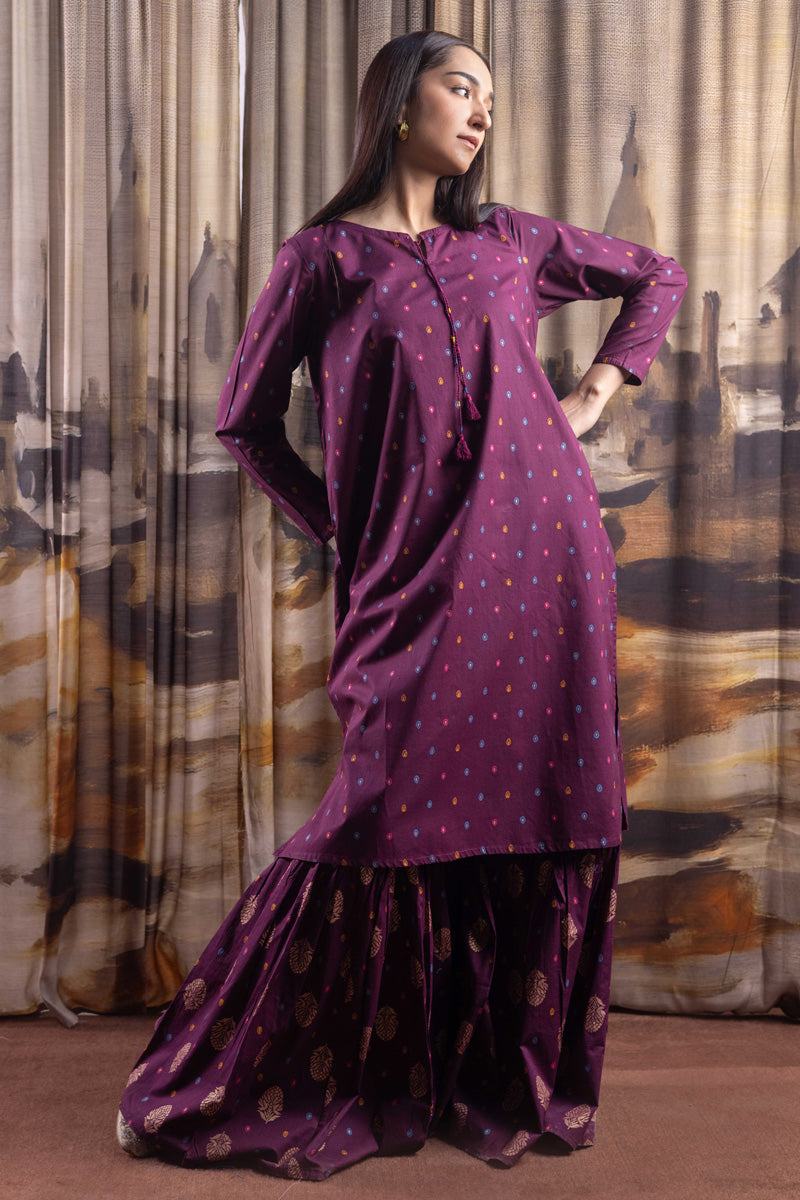 Zeenat Gharara Set