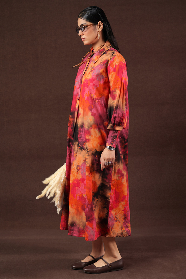 Splashy Pigment Pop Dress