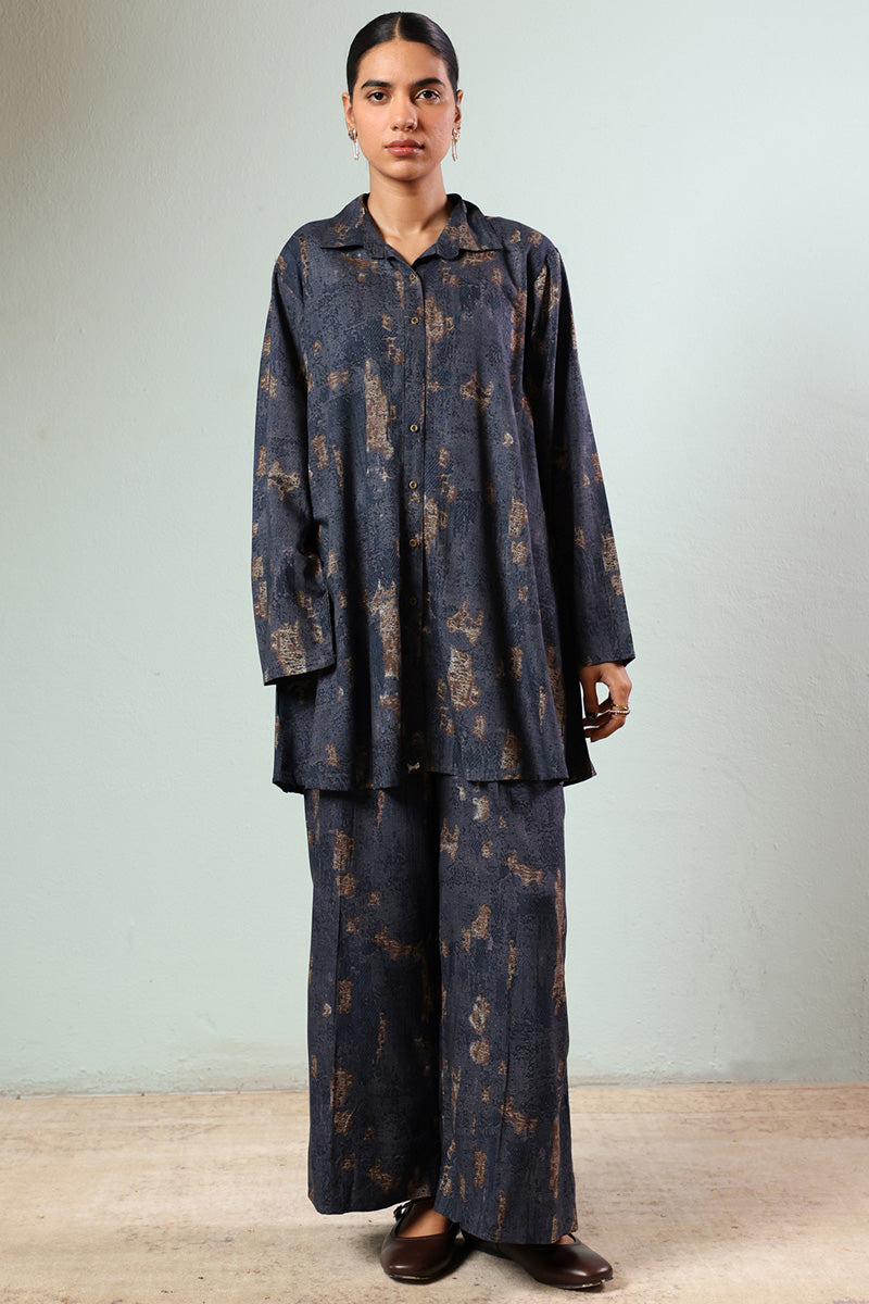 Denim Bleach Co-Ord Set