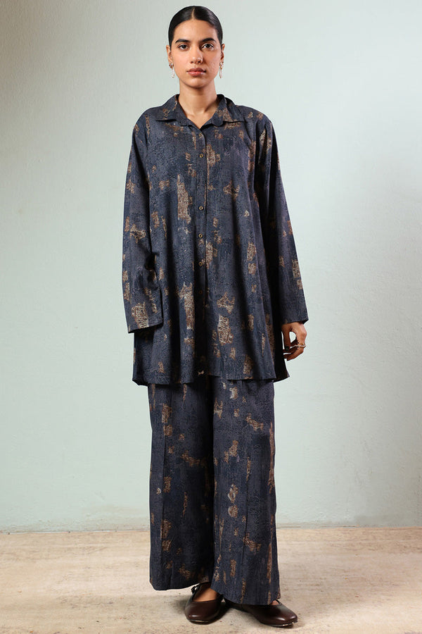 Denim Bleach Co-Ord Set