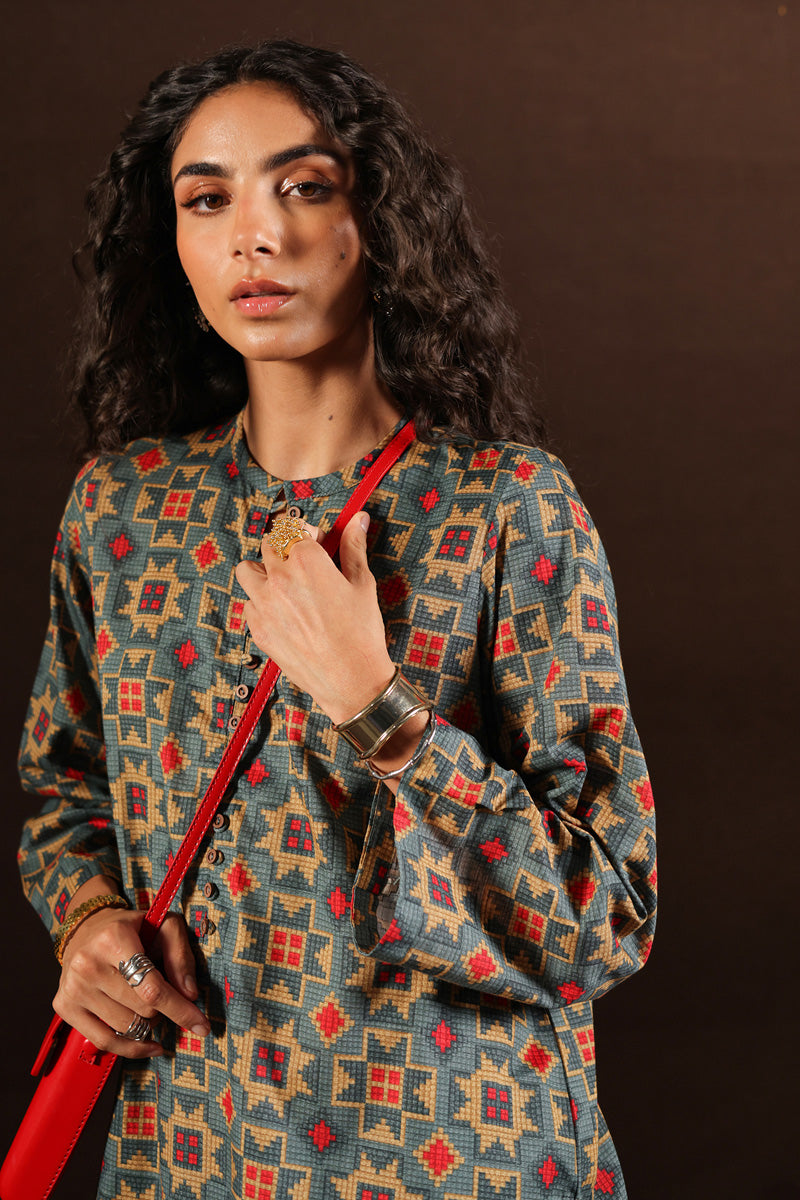 Printed Woven Stories Duo-Set