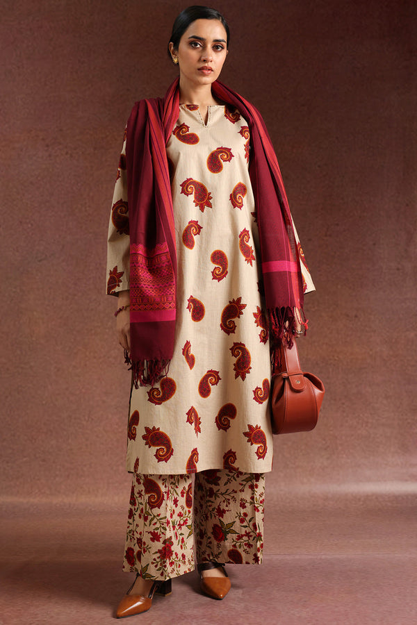 Cheent Paisley Mukaish Set