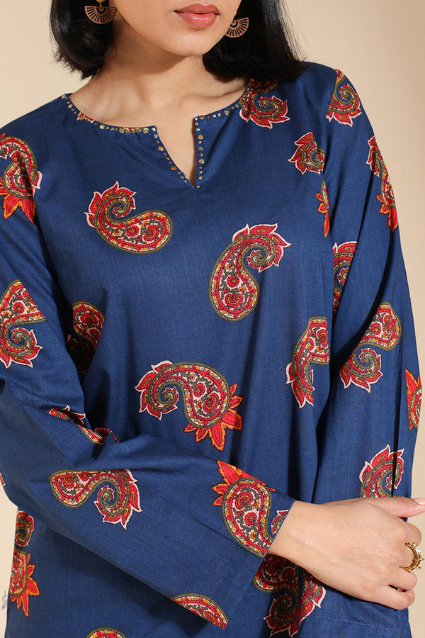 Cheent Paisley Mukaish Set