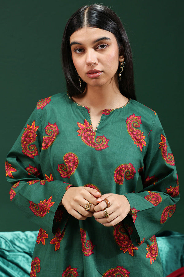 Cheent Paisley Mukaish Set