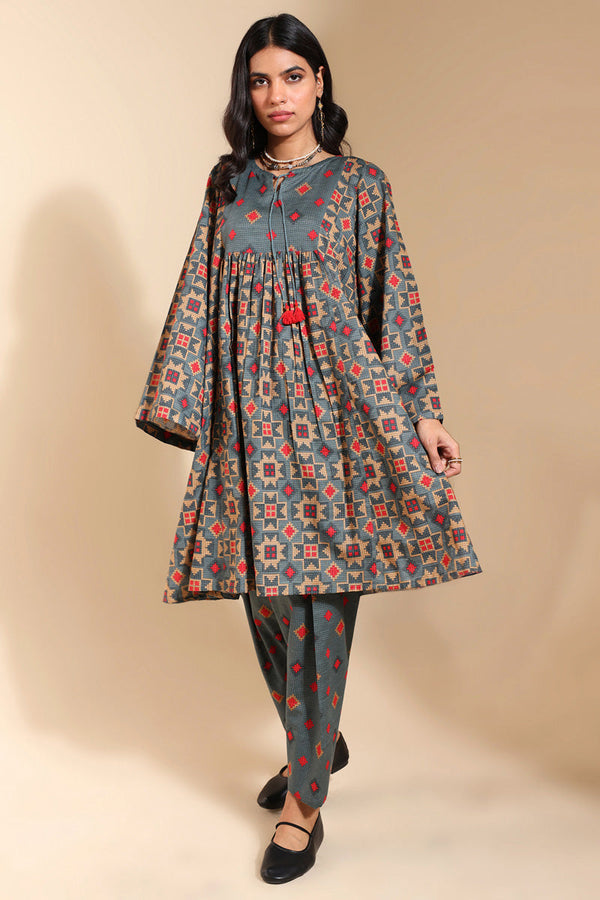 Woven Stories Flared Set