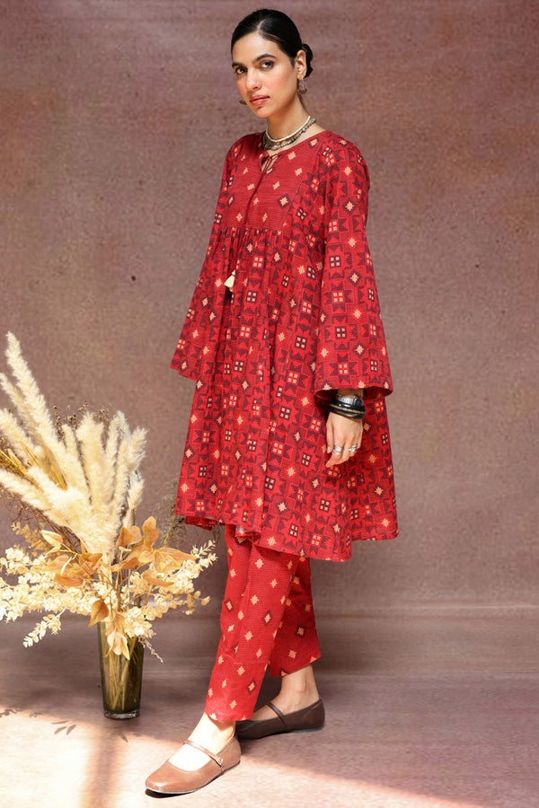 Woven Stories Flared Set