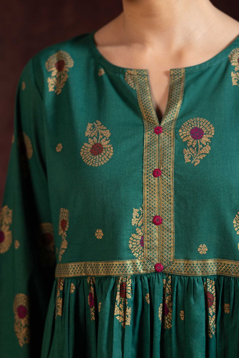 Zari Whisper Flared Dress