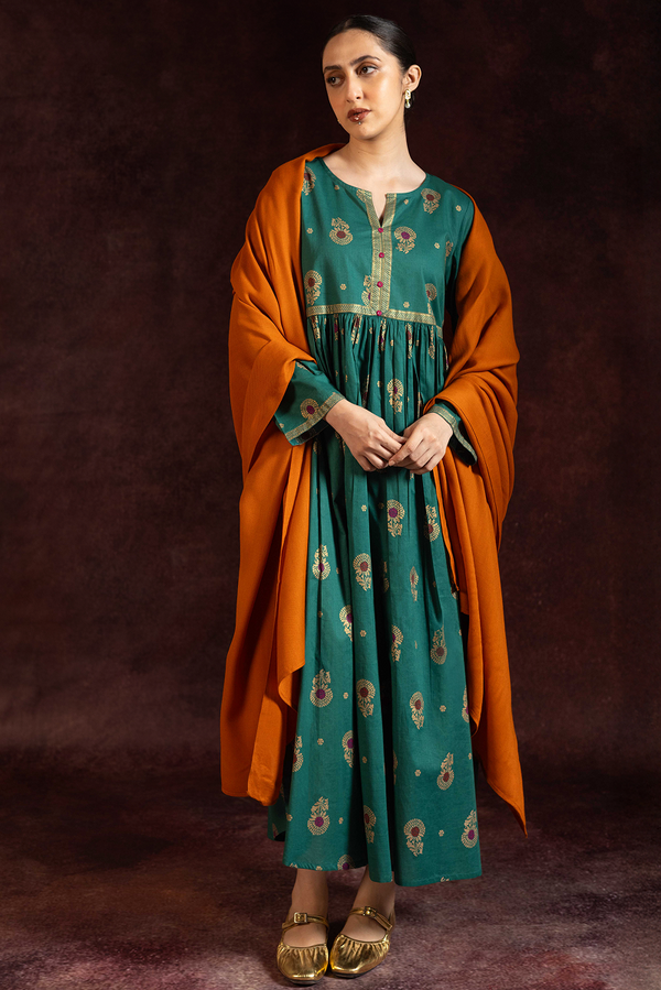 Zari Whisper Flared Dress