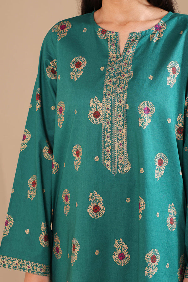 Zari Whisper Gharara Set