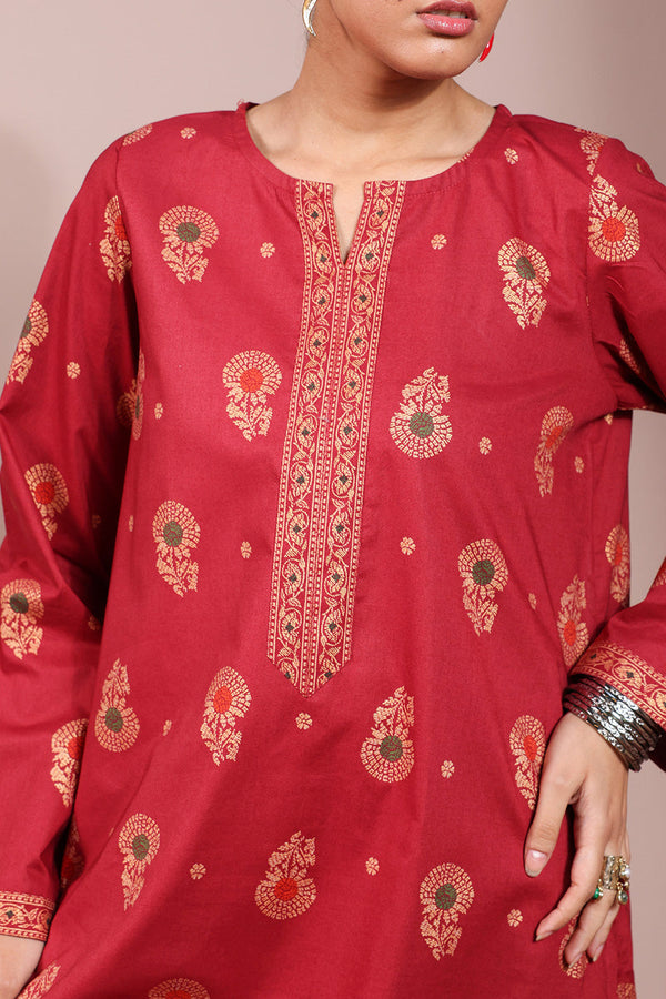 Zari Whisper Gharara Set