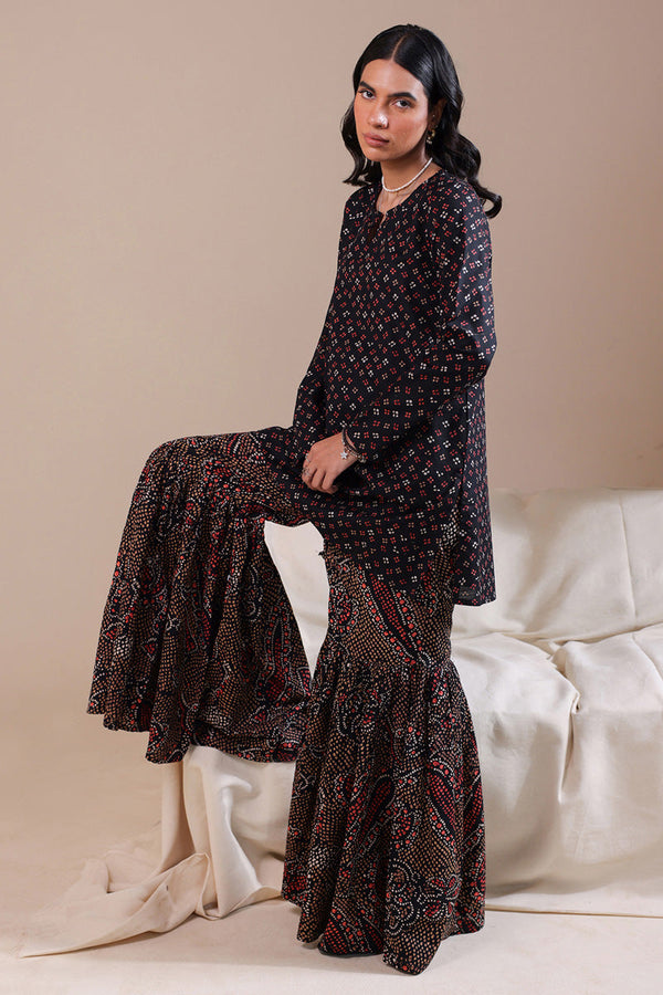 Bandhani Affair Gharara Set