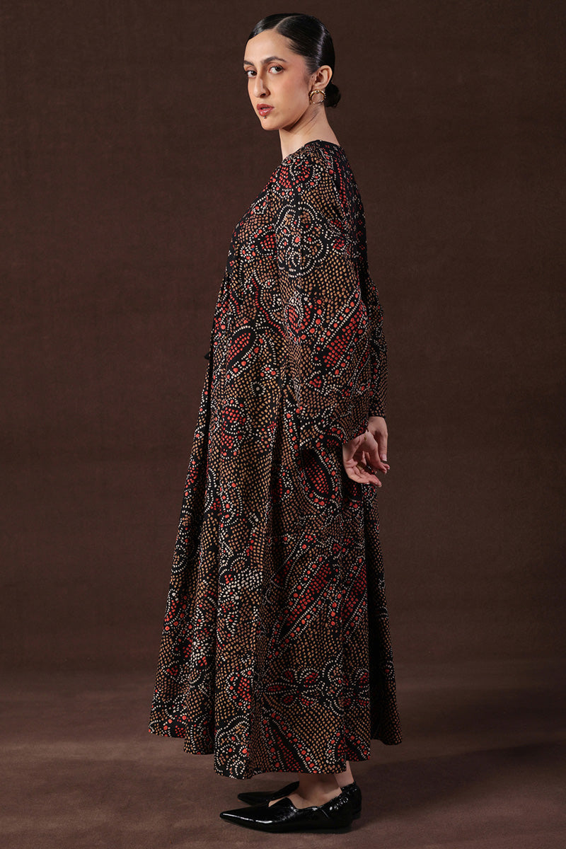 Bandhani Affair Blush Dress