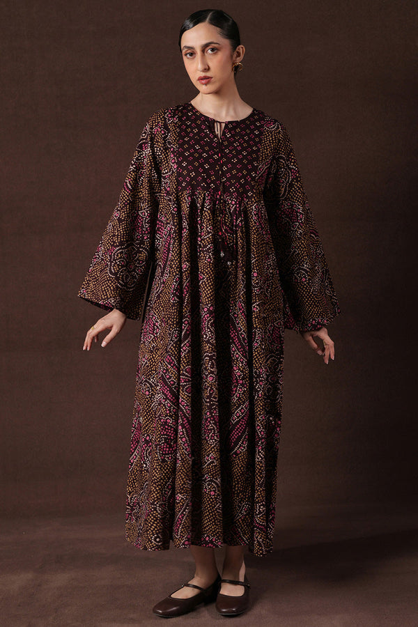 Bandhani Affair Blush Dress