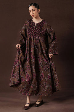 Bandhani Affair Blush Dress