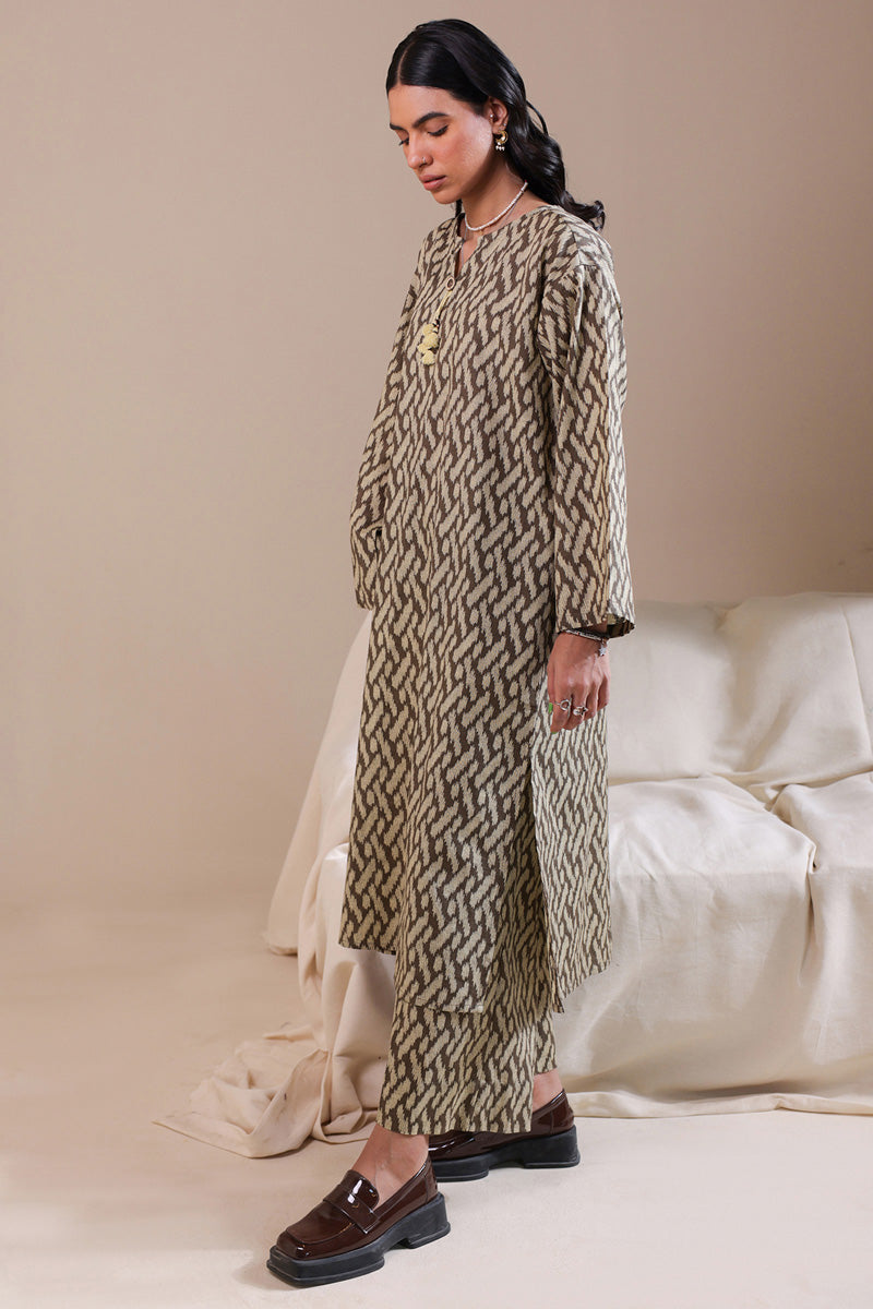 Ikkat Tassel Duo-Set