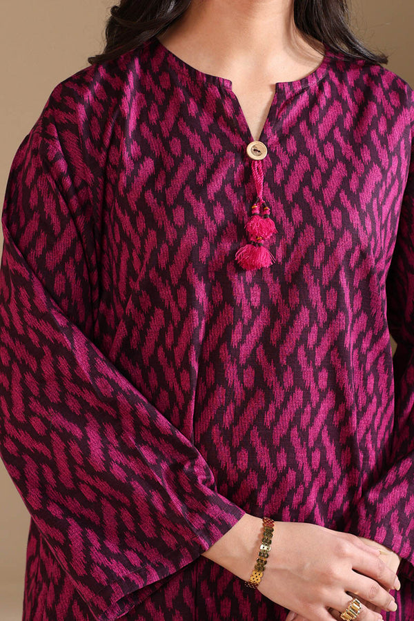 Ikkat Tassel Duo-Set