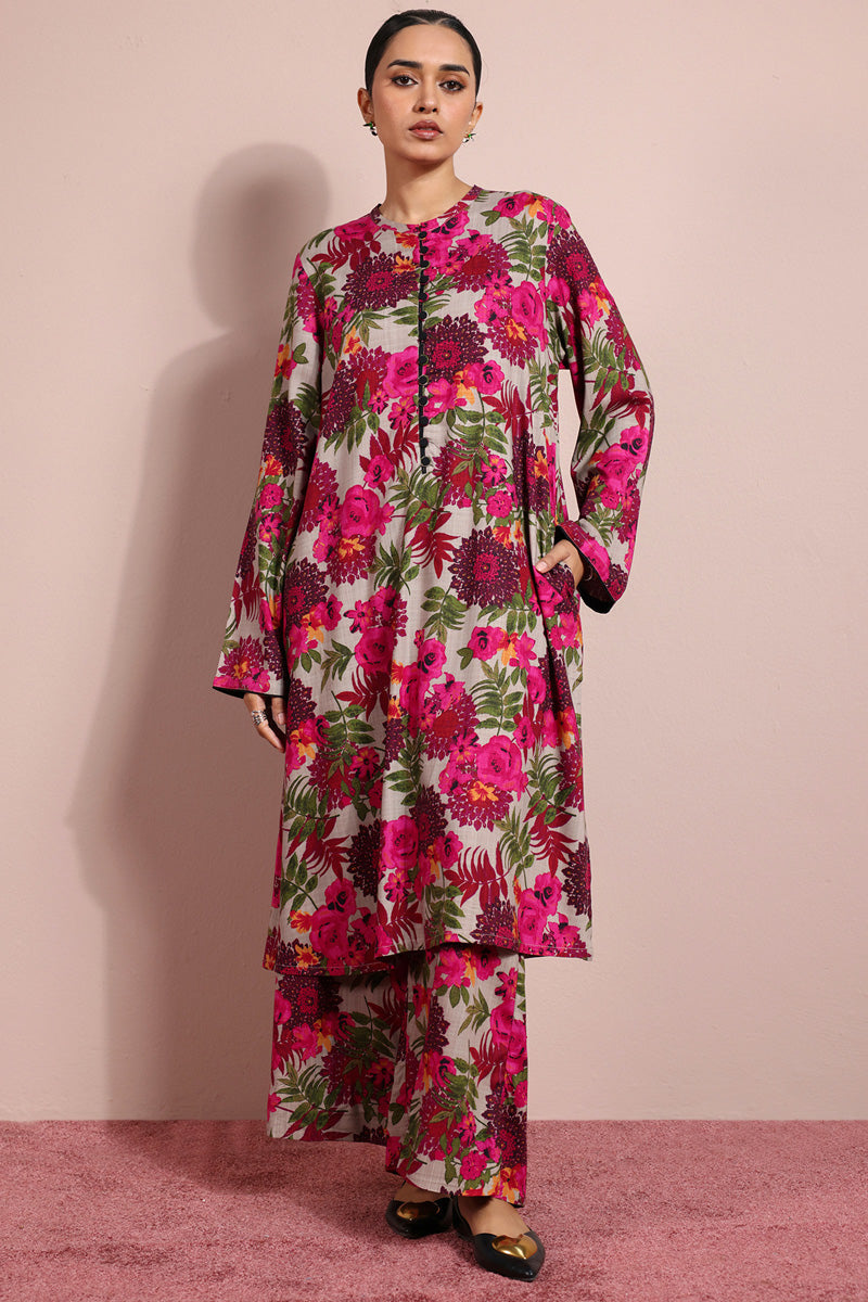 Vibrant Roses Printed Set