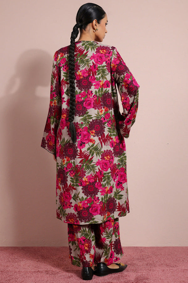 Vibrant Roses Printed Set