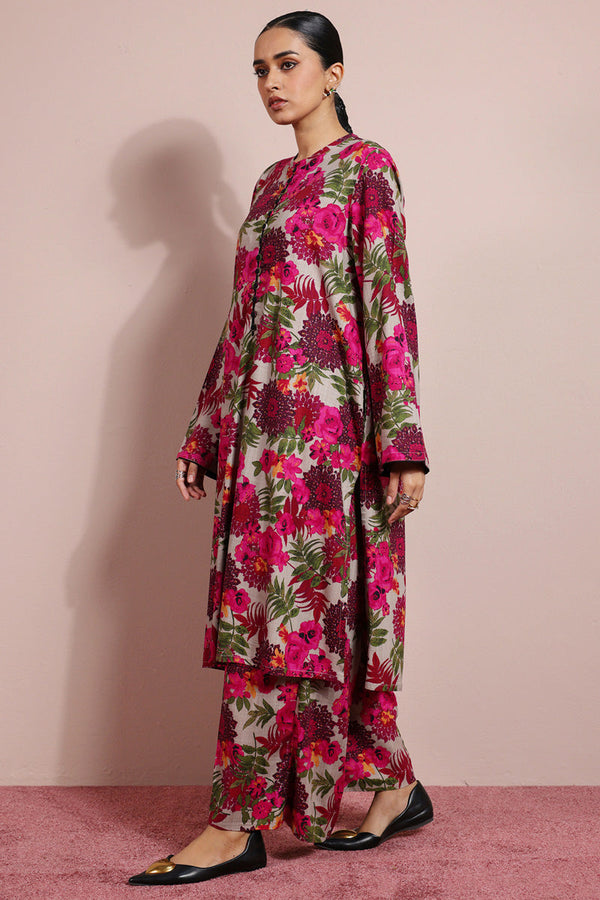 Vibrant Roses Printed Set