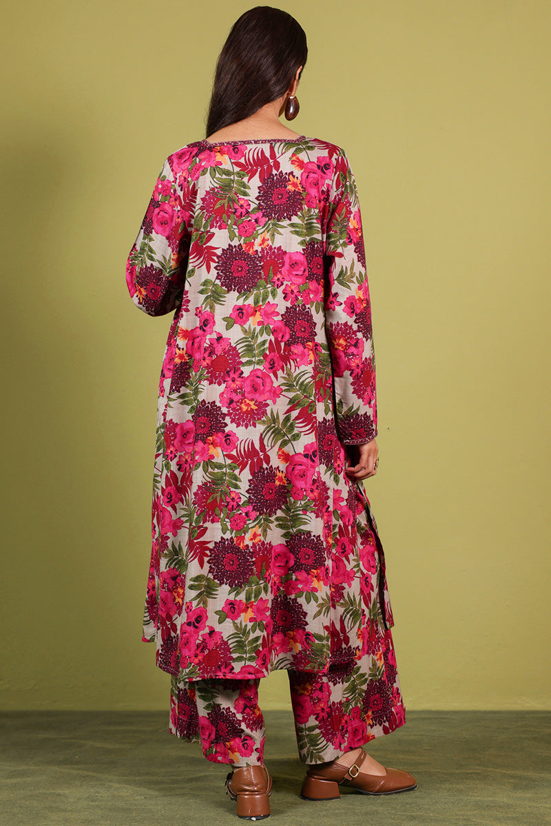 Vibrant Roses Duo-Set