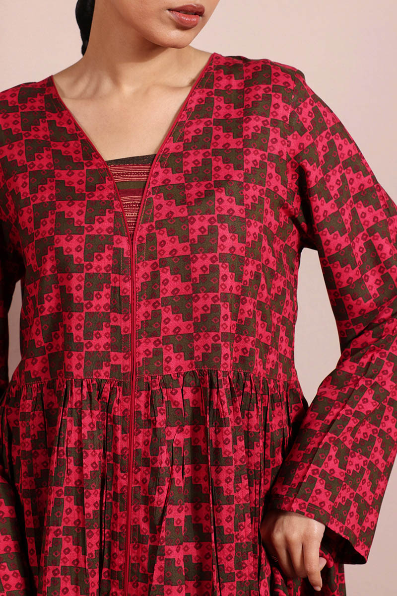 Kantha Flare Story Dress
