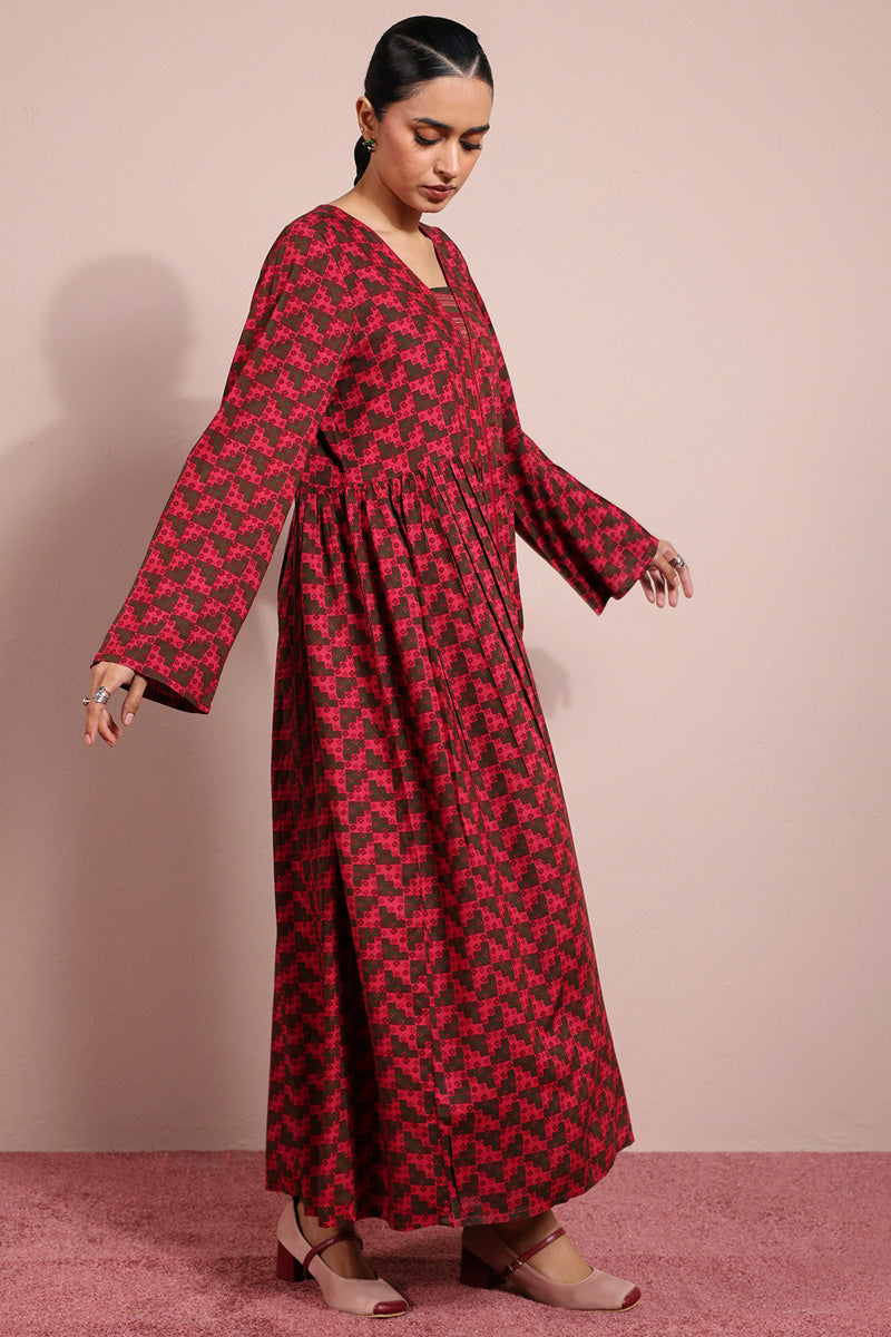 Kantha Flare Story Dress