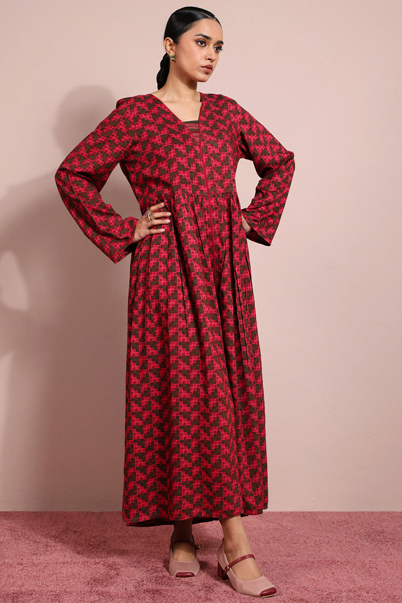 Kantha Flare Story Dress