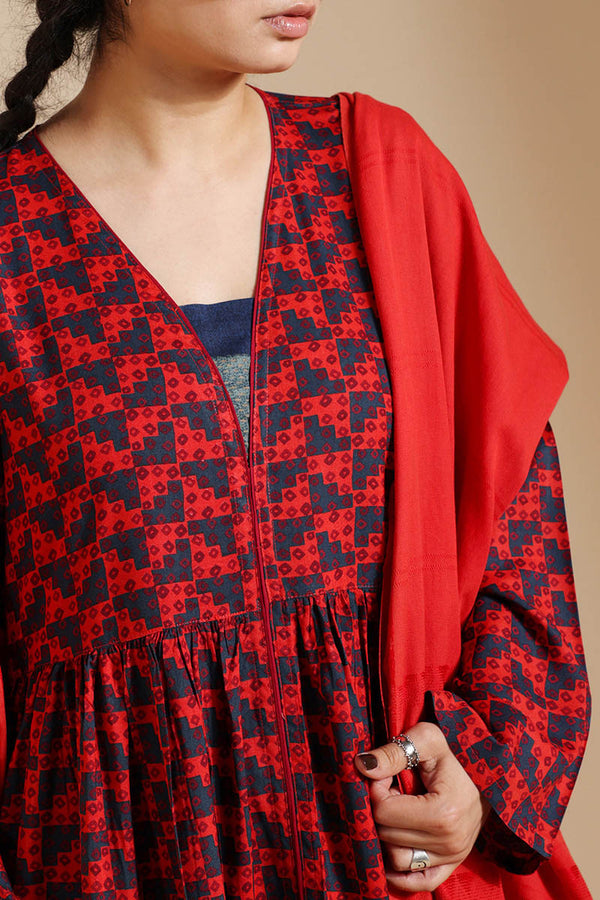 Kantha Flare Story Dress