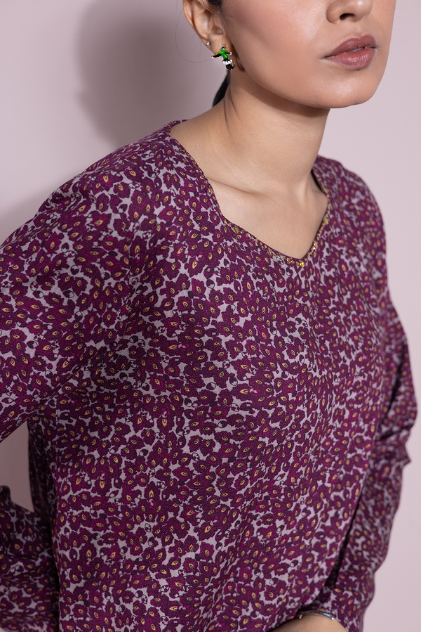 Vibrant Roses Printed Set