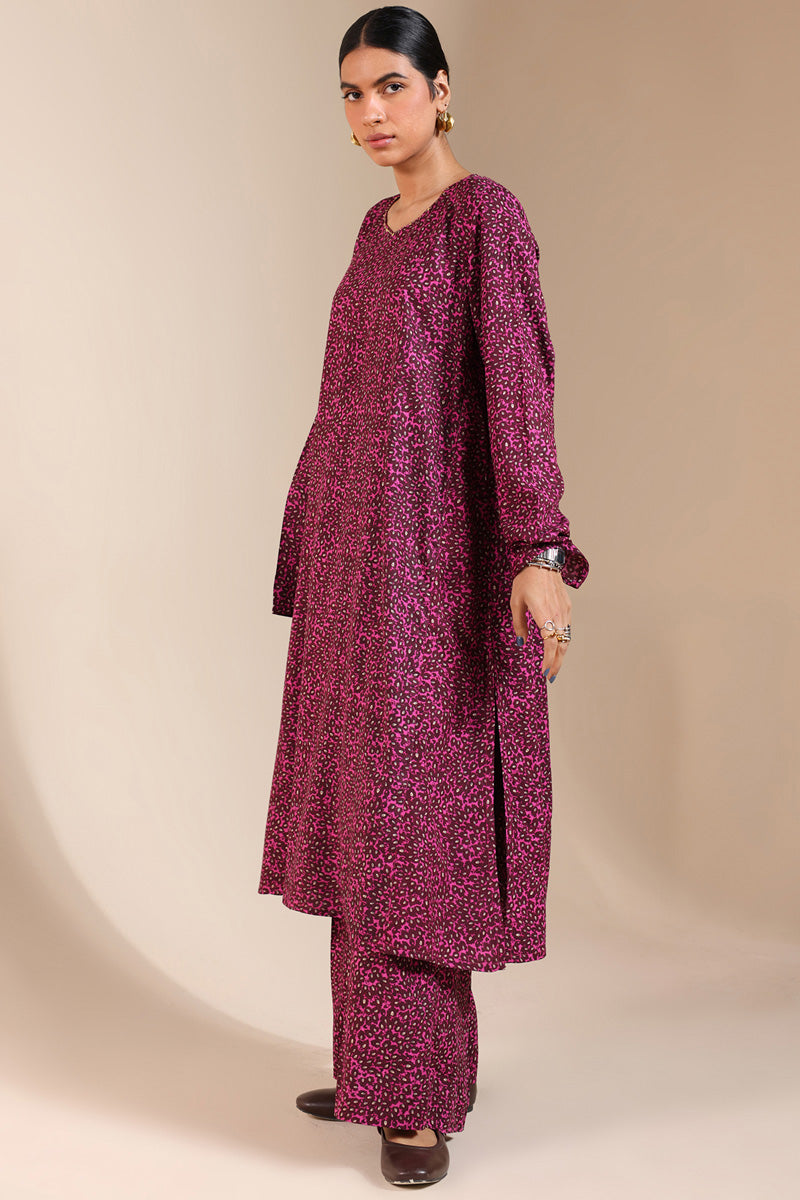 Vibrant Roses Printed Set