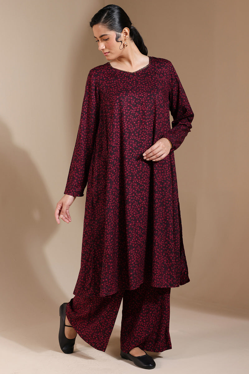 Vibrant Roses Printed Set