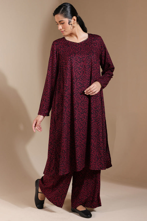 Vibrant Roses Printed Set