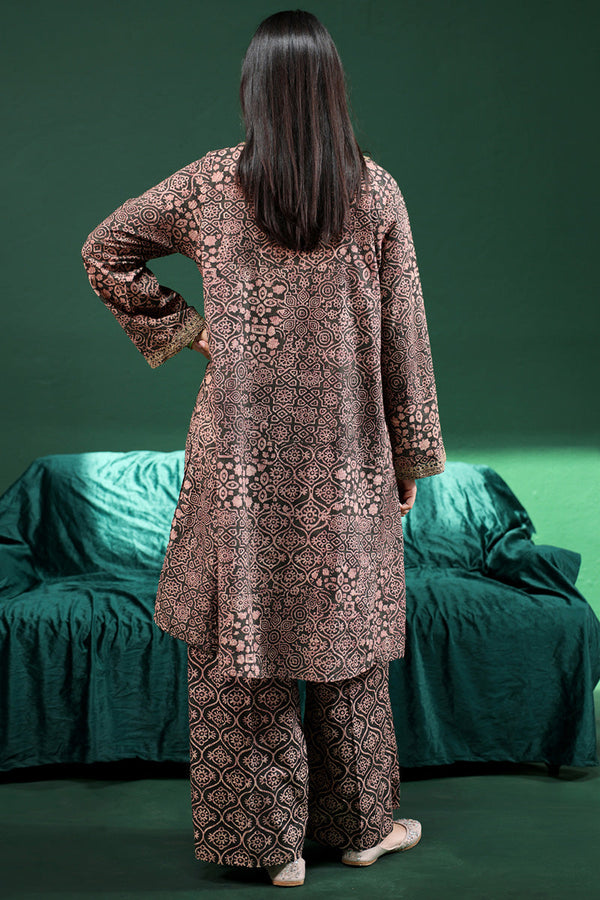 Ajrak Noir Thread play Set