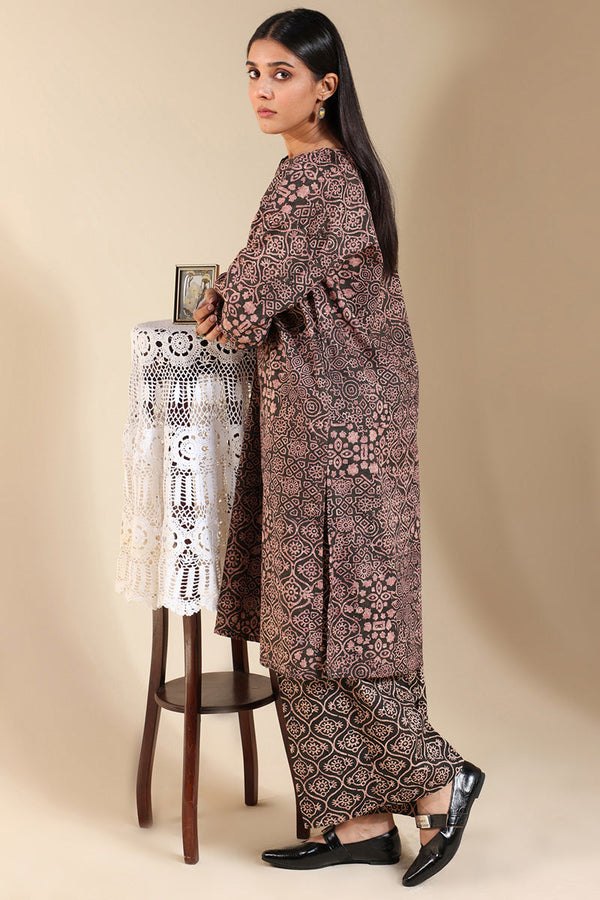 Ajrak Noir Tassel Trail Set