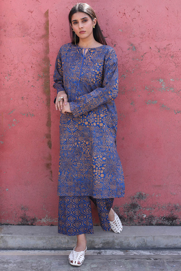 Ajrak Noir Tassel Trail Set