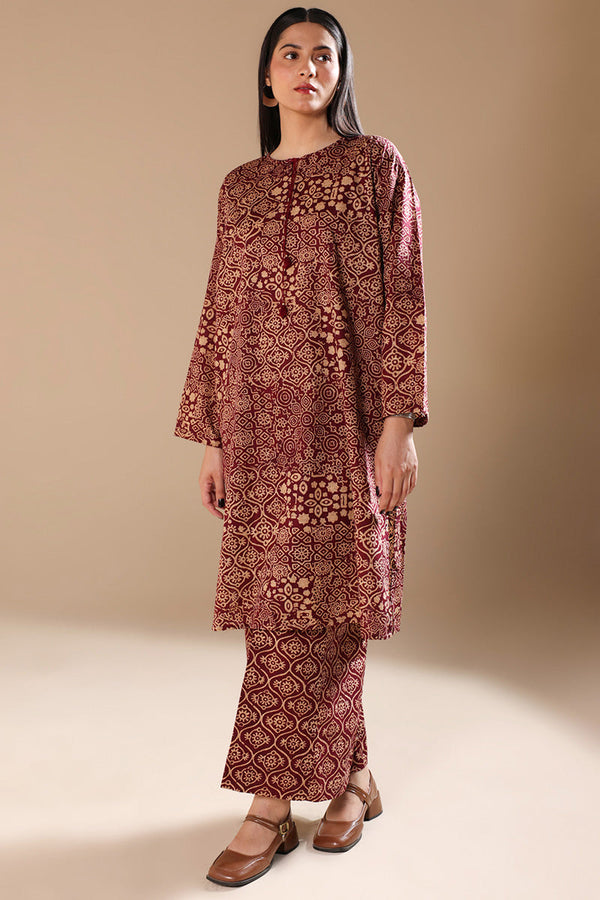 Ajrak Noir Tassel Trail Set