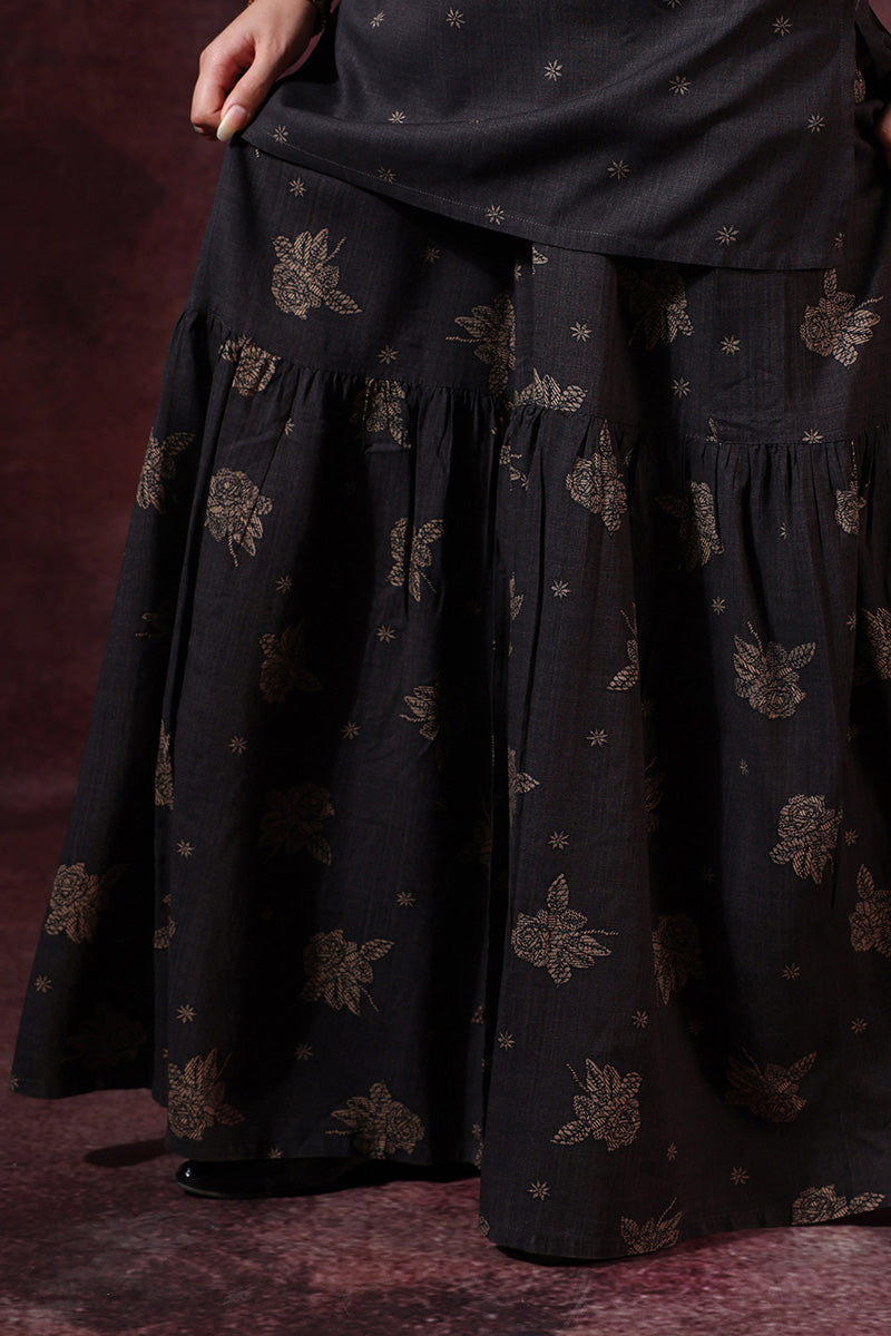 Cupid Rose Gharara Set