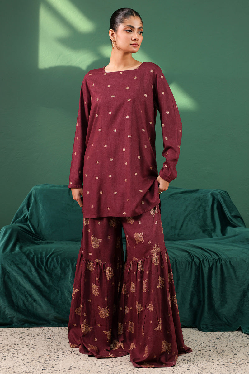 Cupid Rose Gharara Set