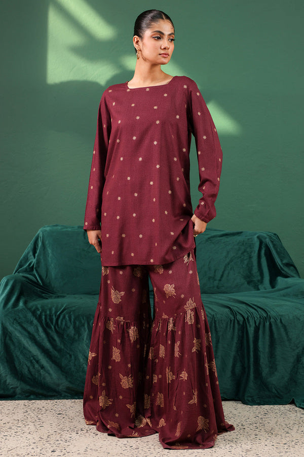 Cupid Rose Gharara Set