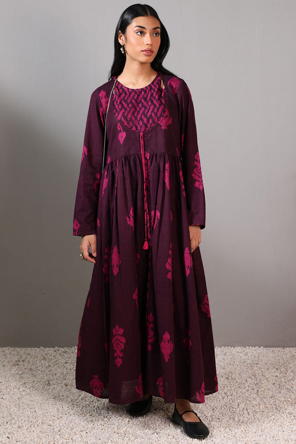 Ikat Flare Poem Dress